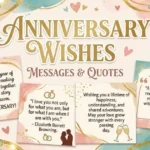 70+ Heartfelt Anniversary Wishes, Messages & Quotes for Every Celebration