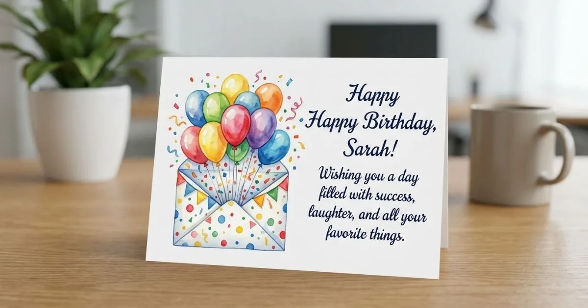 Birthday Wishes for Coworker