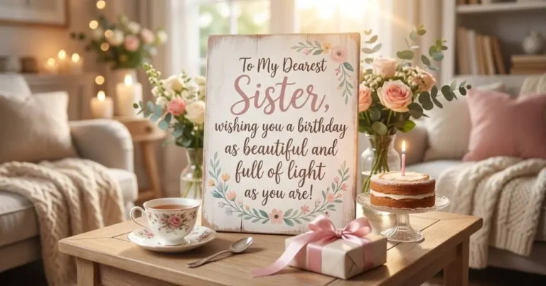 Birthday Wishes for Sister