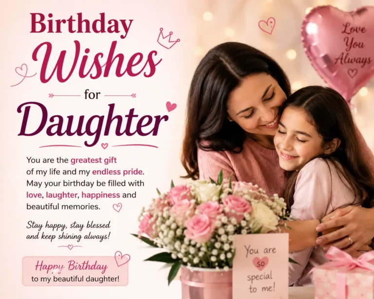 heart touching birthday wishes for daughter from mother image