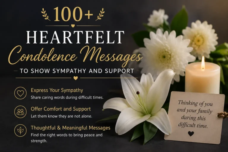 100 Condolence Messages to Show Sympathy and Support