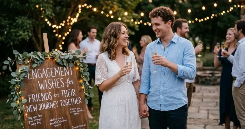 Engagement Wishes for Friends on Their New Journey Together