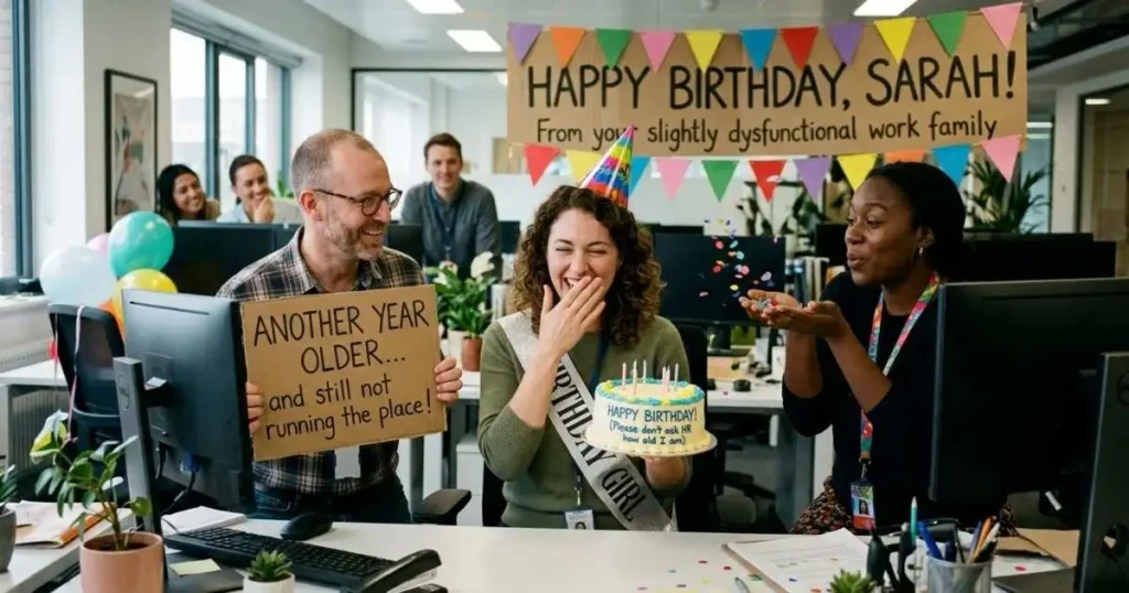 Funny Birthday Wishes for Coworkers