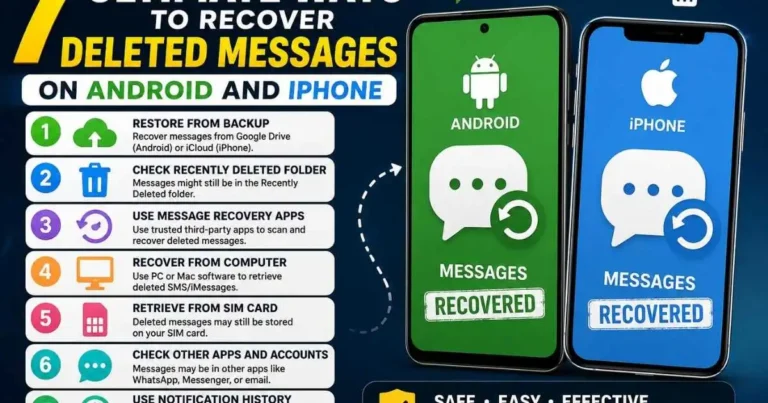 7 Ultimate Ways to Recover Deleted Messages on Android and iPhone