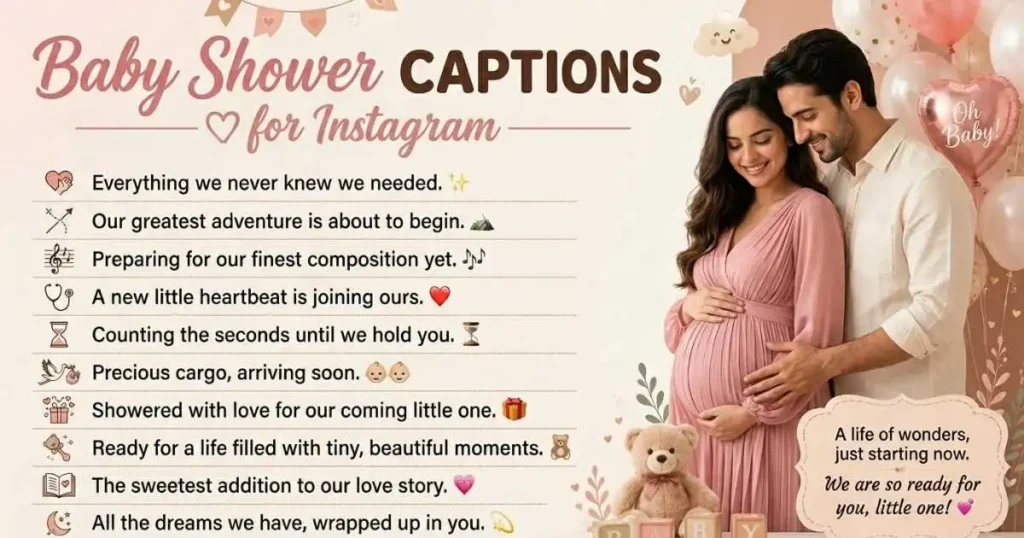 Baby Shower Captions for Instagram