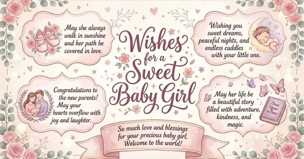 Baby Shower Wishes for Baby Girl
