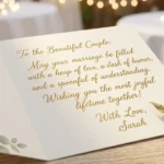 70+ Beautiful Wedding Wishes & Messages for Cards