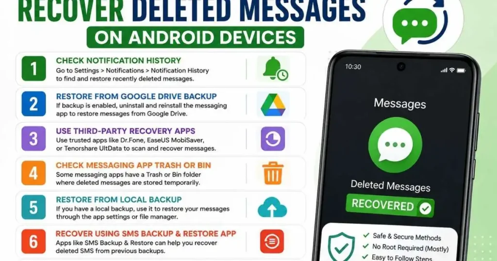 Best Ways to Recover Deleted Messages on Android Devices