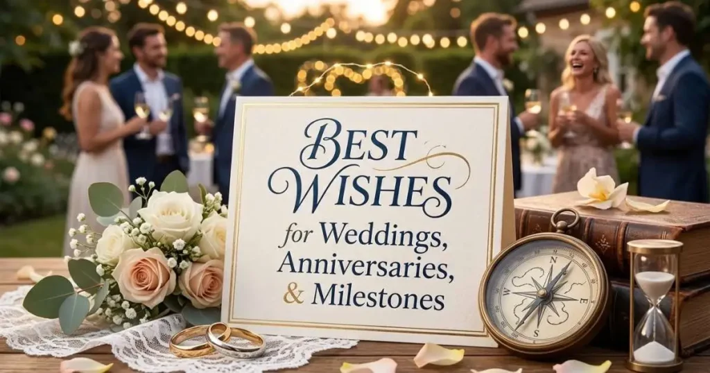 Best Wishes for Weddings, Anniversaries, and Milestones
