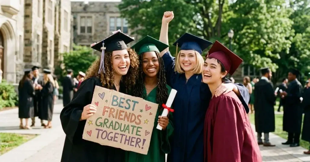 Graduation Wishes for Best Friends