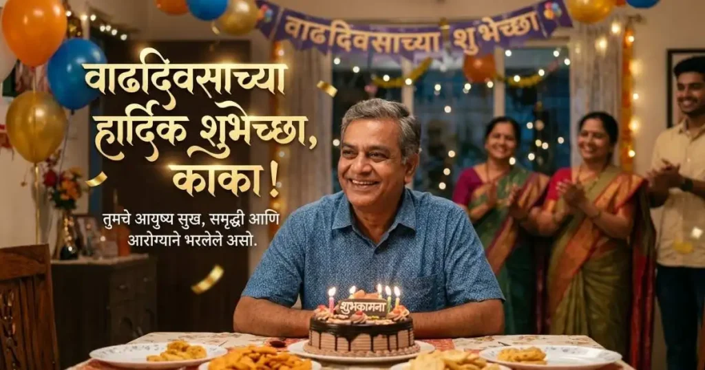 Happy birthday wishes in Marathi for kaka
