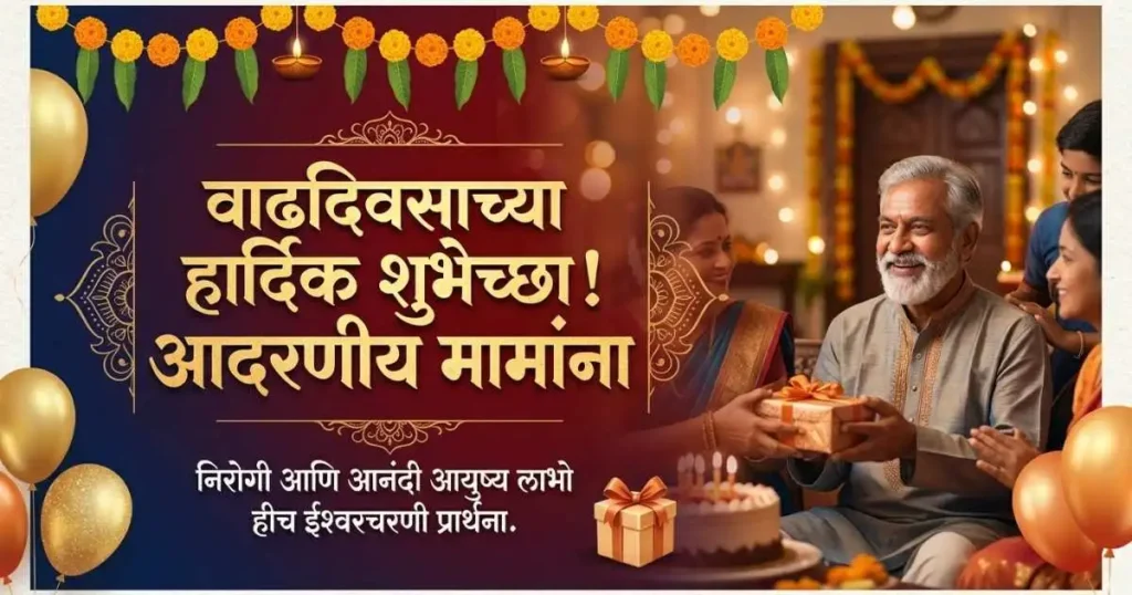  Happy birthday wishes in Marathi mama