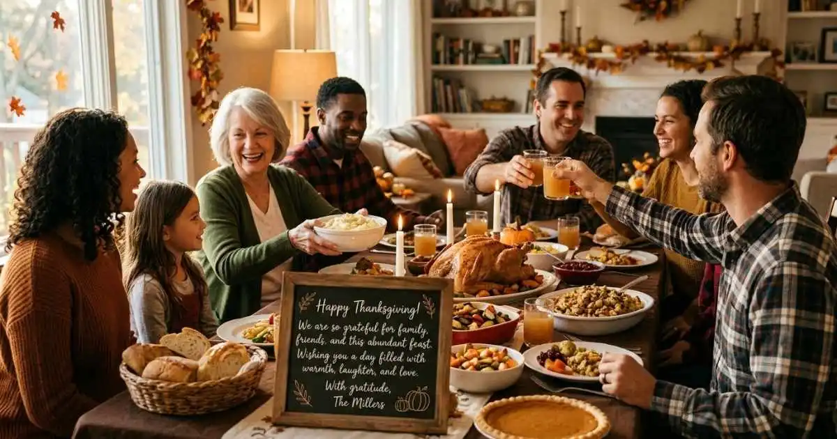 100+ Heartfelt Thanksgiving Wishes Messages & Quotes for Family and Friends