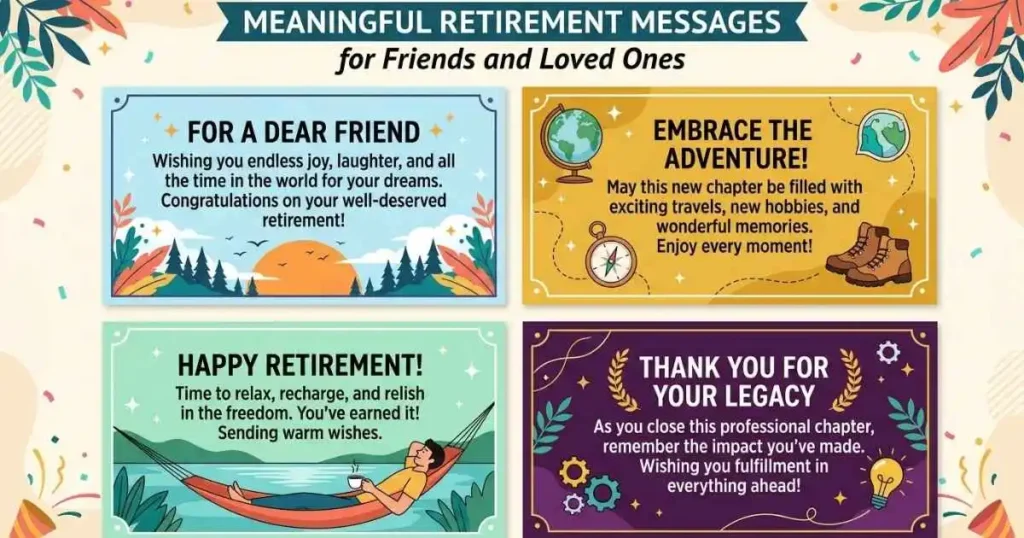 Meaningful Retirement Messages for Friends and Loved Ones