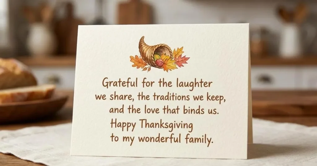 Thoughtful Thanksgiving Card Messages for Every Relationship