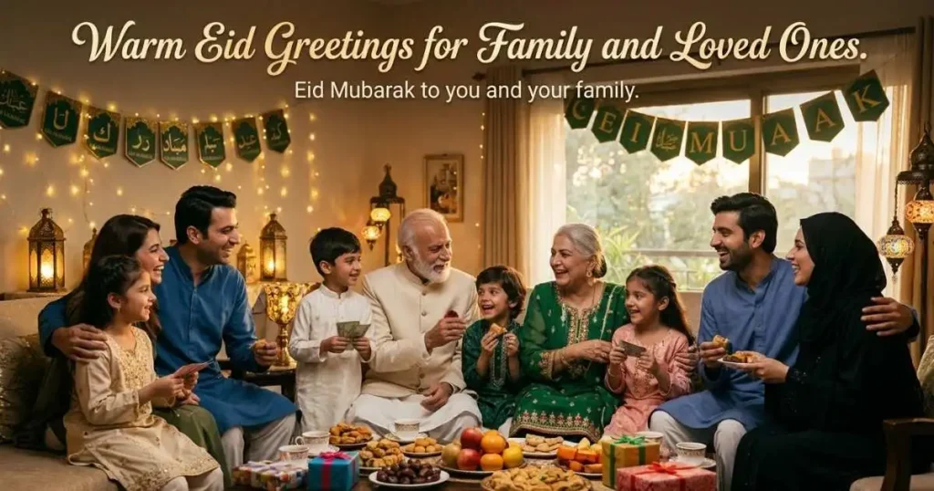 Warm Eid Greetings for Family and Loved Ones