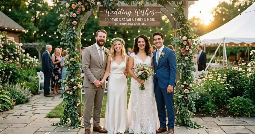 Wedding Wishes for Brother and Sister