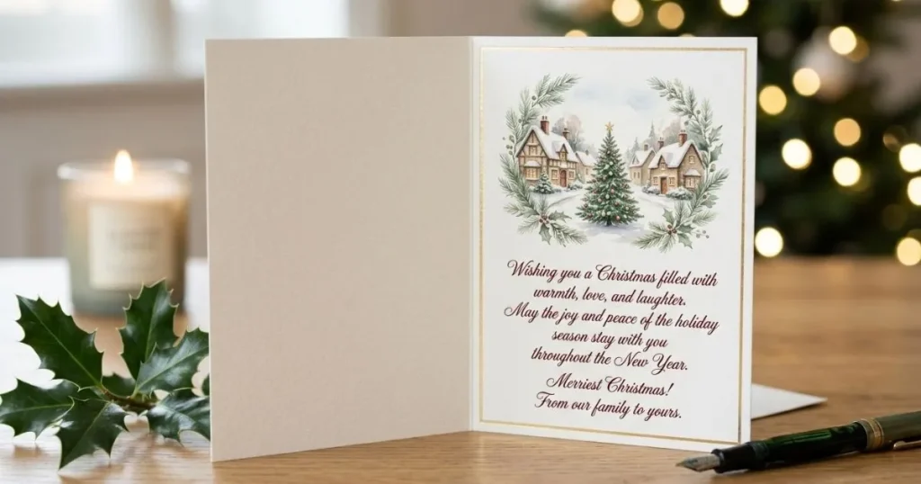 What to Write in a Christmas Card This Year