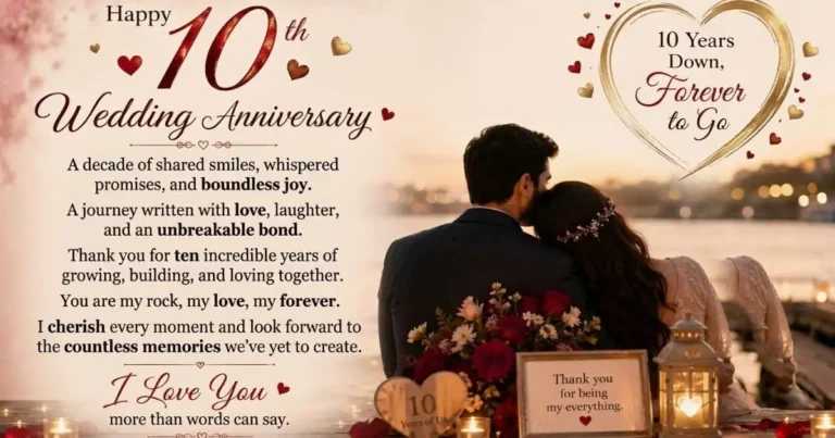 10th Wedding Anniversary