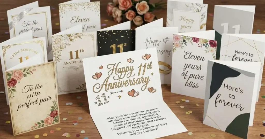 11th Wedding Anniversary Wishes for Couples