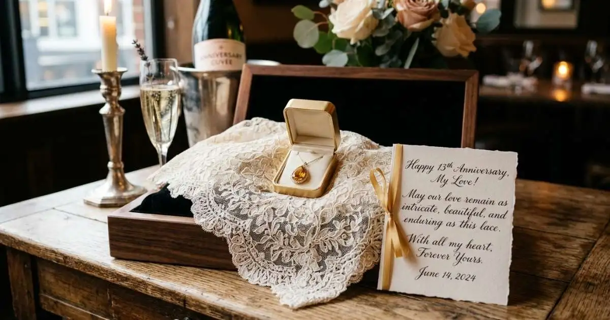 13th Wedding Anniversary Gift