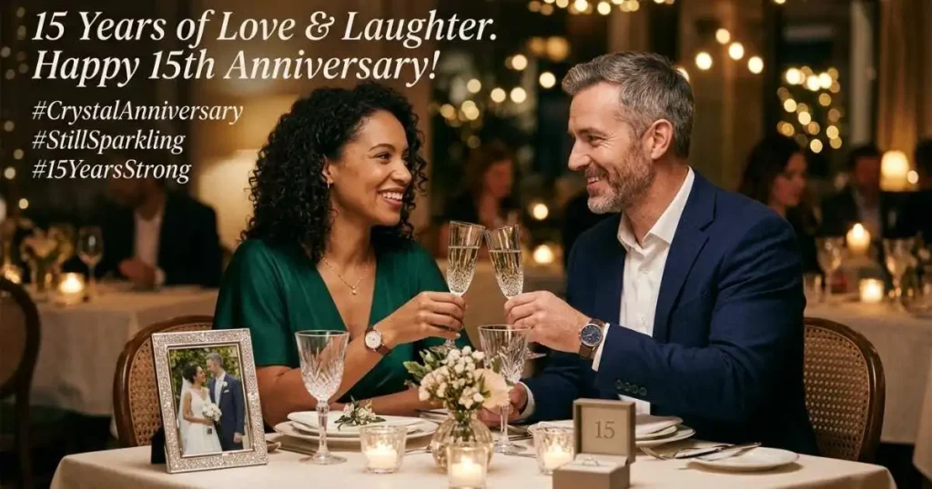 15th Wedding Anniversary Status