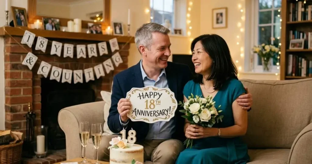 18th Anniversary Wishes for Couples