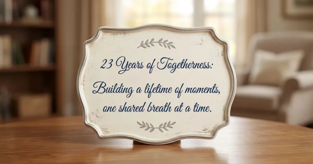 23 Years of Togetherness Quotes