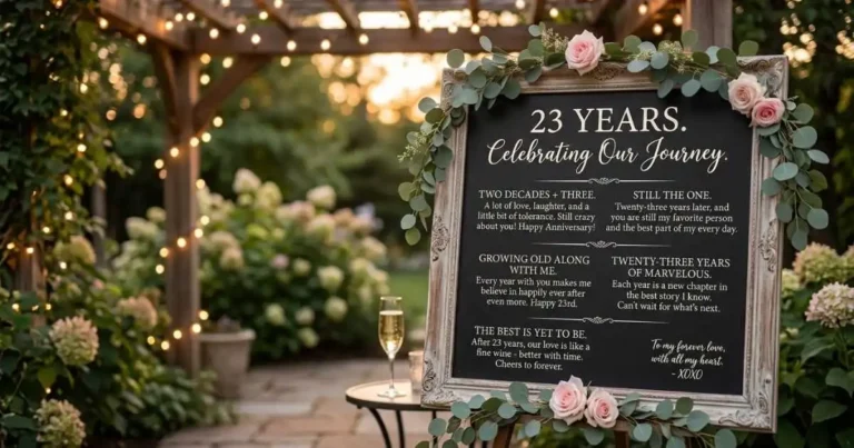 23rd Wedding Anniversary Quotes