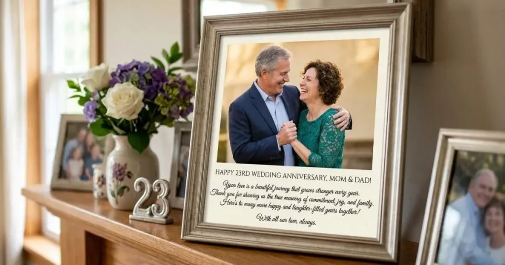 23rd Wedding Anniversary Quotes & Wishes for Parents