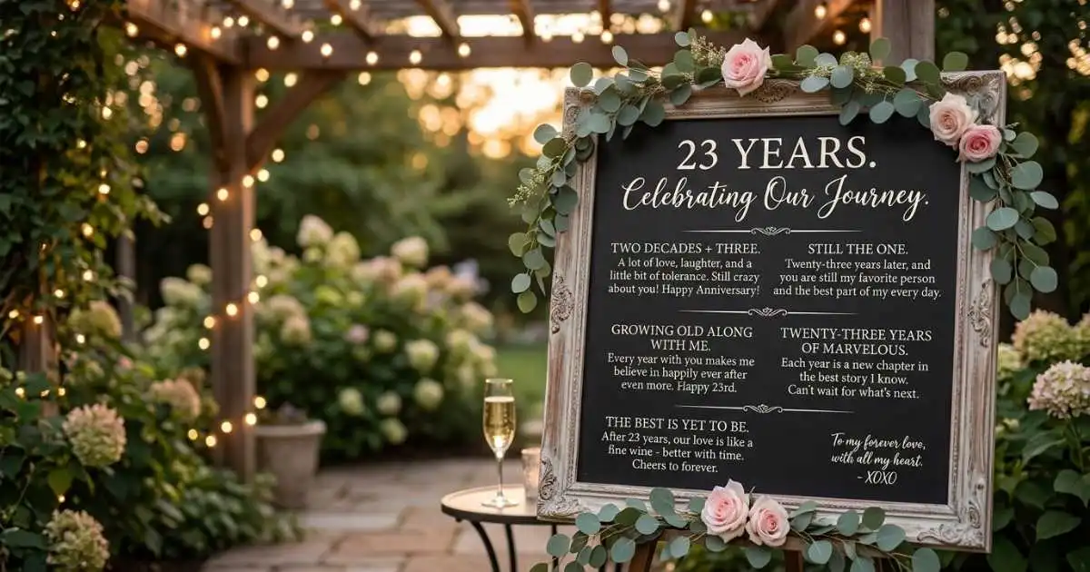 23rd Wedding Anniversary Quotes