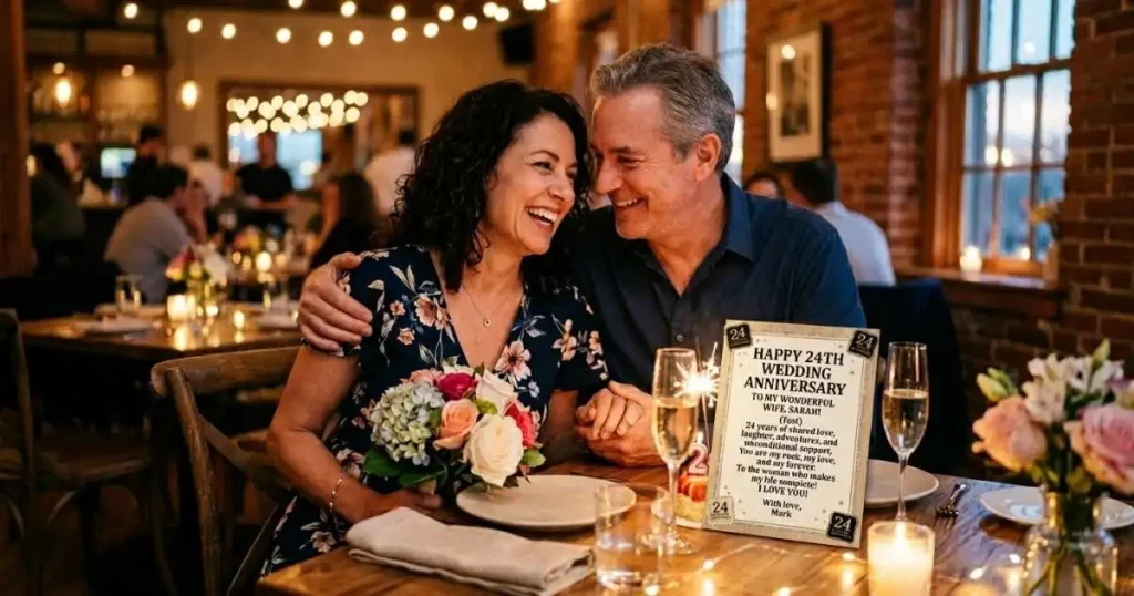 24th Wedding Anniversary Wishes for Wife