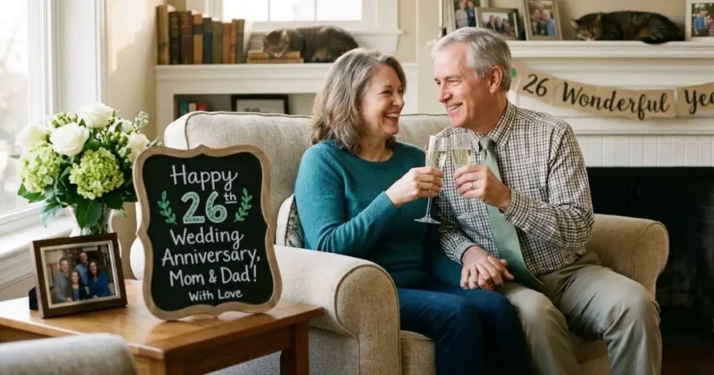 26th Wedding Anniversary Wishes for Parents