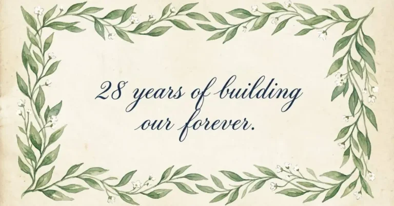 28th Wedding Anniversary Quotes