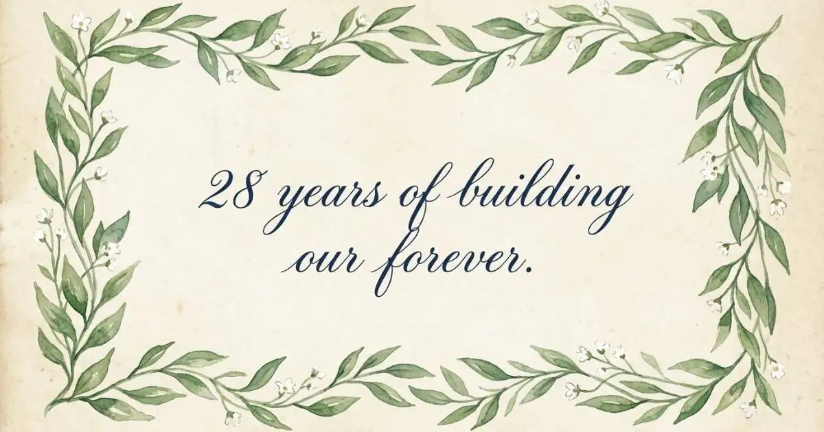 28th Wedding Anniversary Quotes