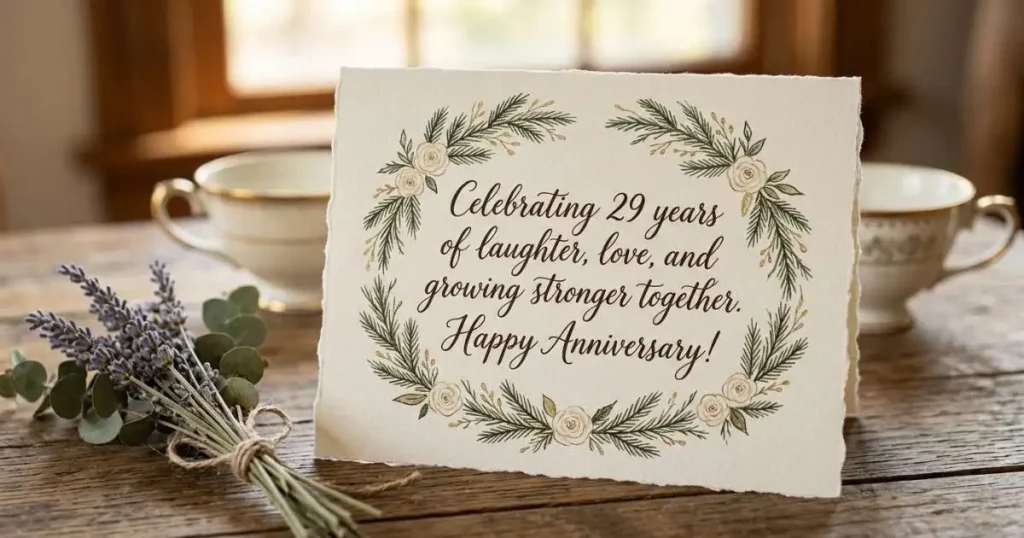 Meaningful 29th Anniversary Quotes