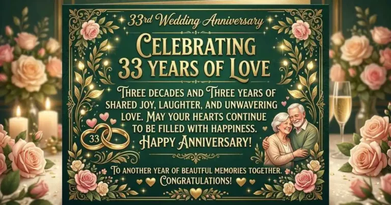 33rd Wedding Anniversary Quotes