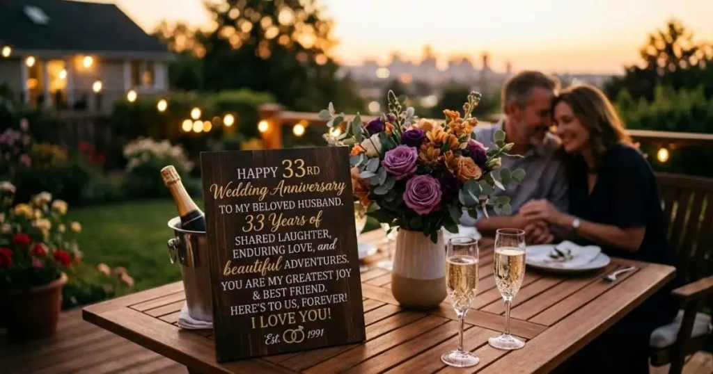 33rd Wedding Anniversary Quotes for Husband