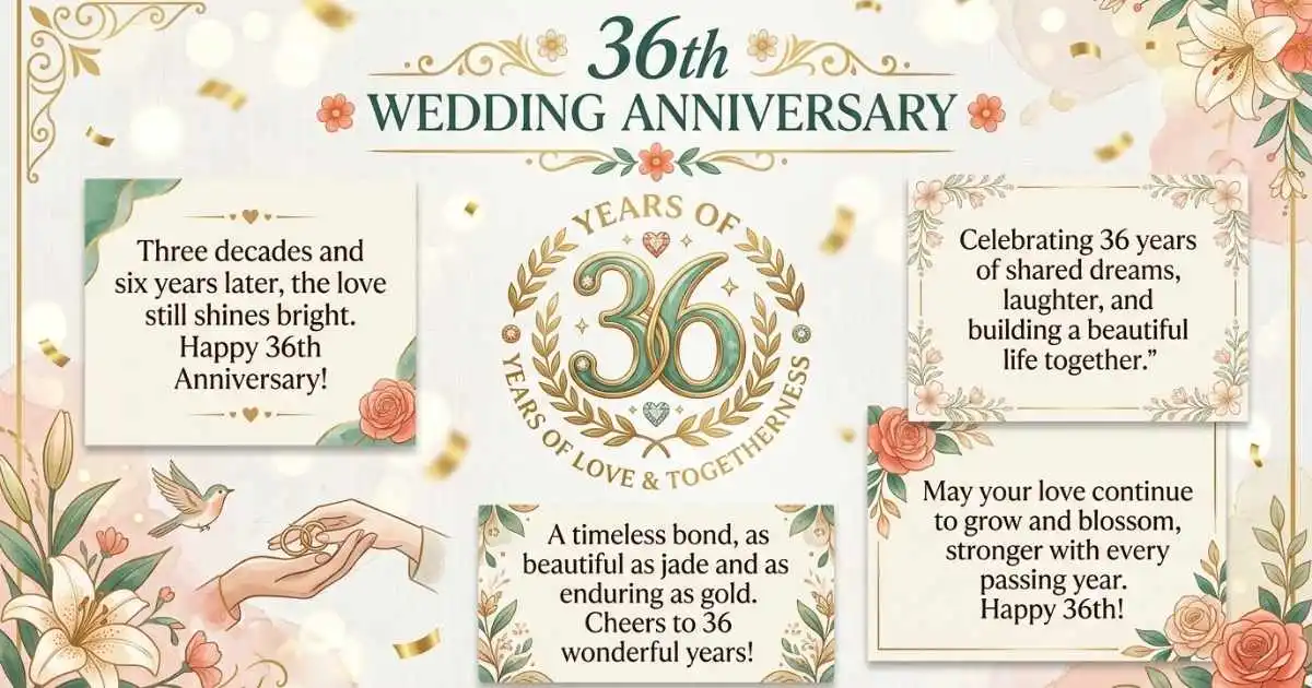 36th Wedding Anniversary Quotes