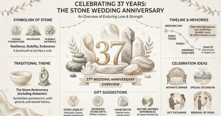 37th Wedding Anniversary Overview