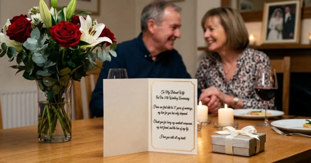 37th Wedding Anniversary Wishes for Wife