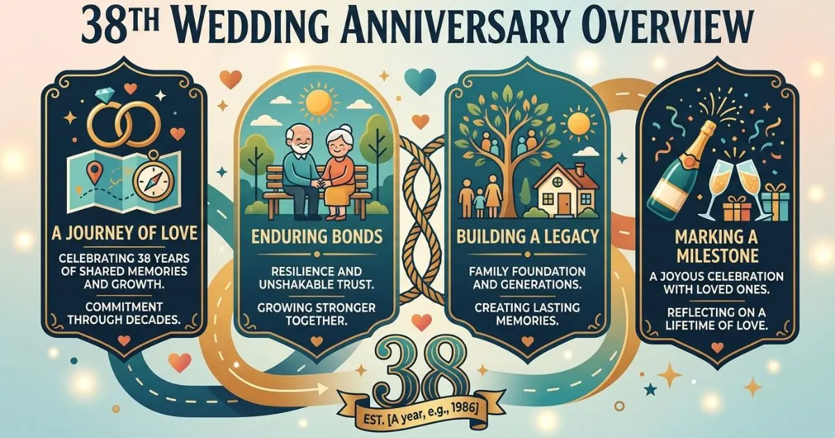 38th Wedding Anniversary Overview