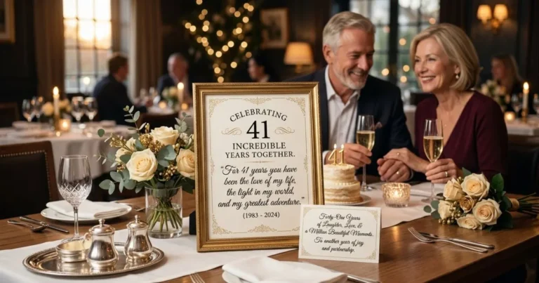 41st Wedding Anniversary Quotes