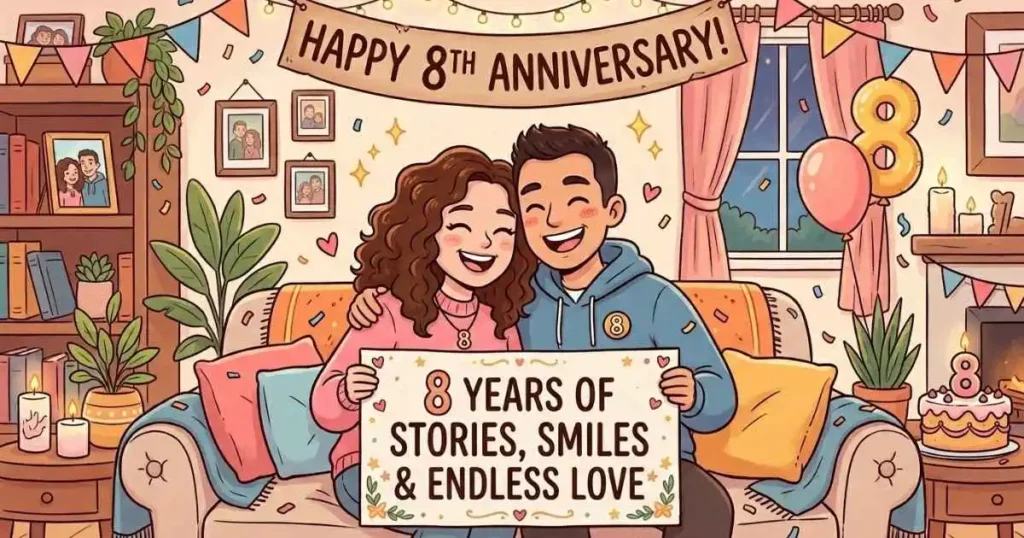 8 Years of Togetherness Short Quotes