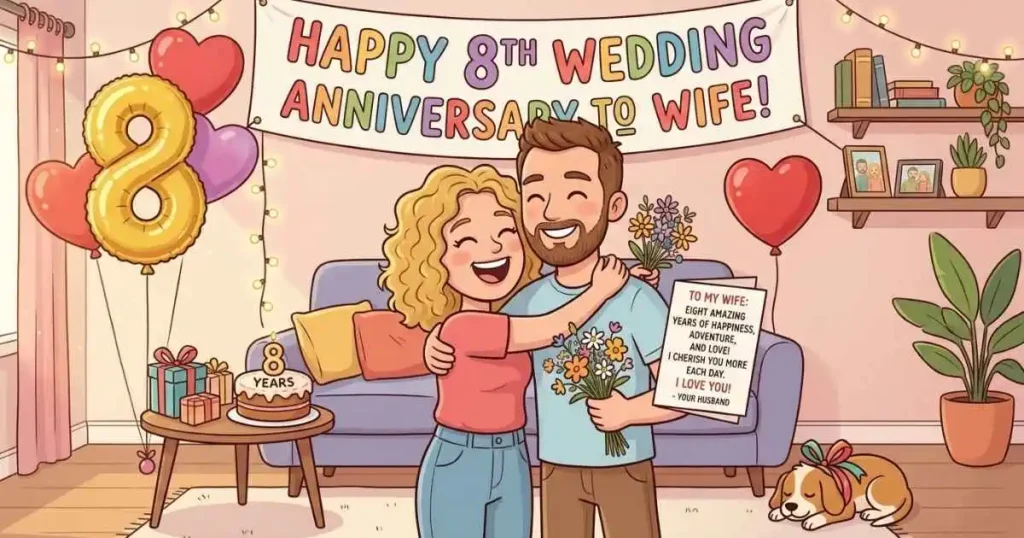 8th Wedding Anniversary Message to My Wife
