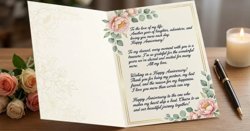 Anniversary Card Messages