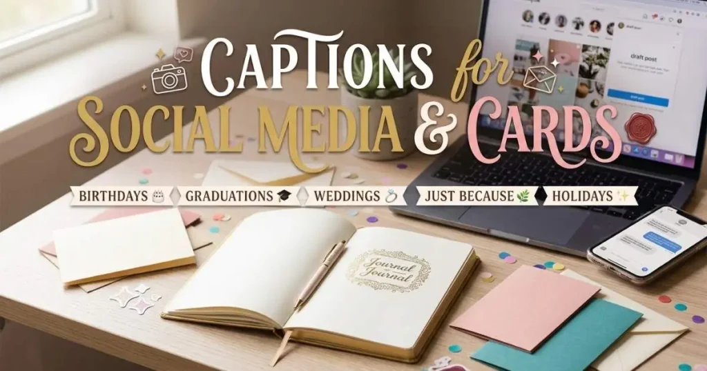 Captions for Social Media and Cards