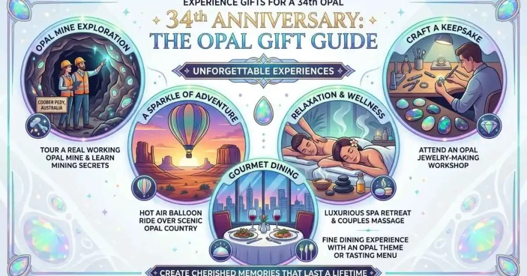 Experience Gifts for a 34th Anniversary