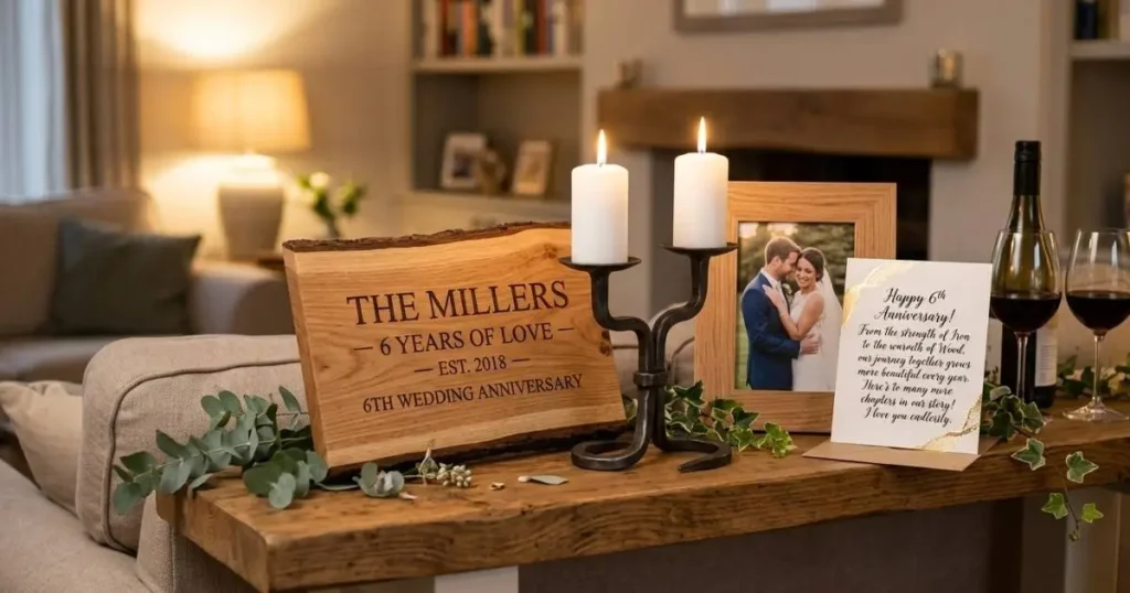 Gift Ideas for a 6th Wedding Anniversary