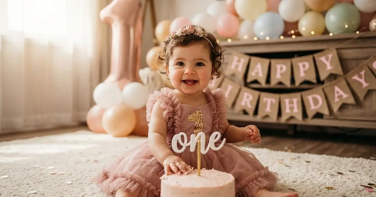 Happy 1st Birthday Wishes for Baby Girl
